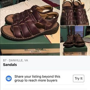Brown Sandals mint condition
